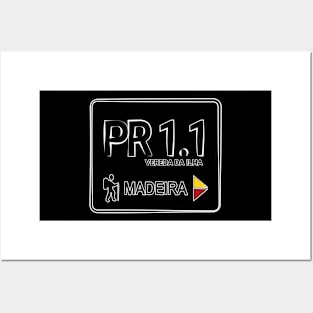 Madeira Island PR1.1 VEREDA DA ILHA logo Posters and Art